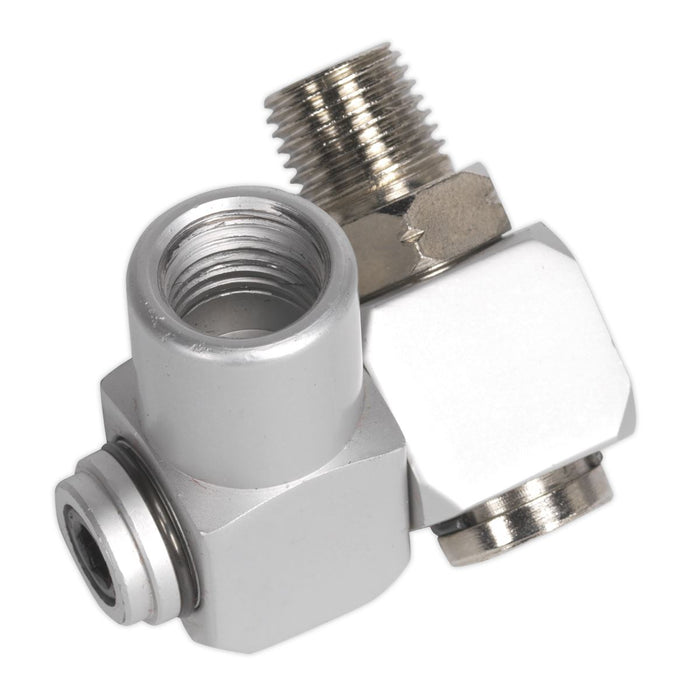 Sealey Z-Swivel Air Hose Connector 1/4"BSP SA902 Sealey - Dynamic Drive