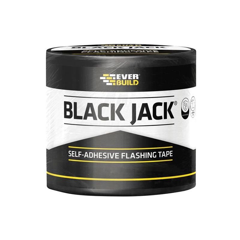 Everbuild Sika Black Jack® Flashing Tape, DIY 150mm x 3m Everbuild Sika - Dynamic Drive