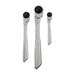 Laser Slim Handle Ratchet Set 1/4"D, 3/8"D, 1/2"D 3pc 7937 Laser - Dynamic Drive