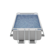 Dellonda Deluxe Steel Frame Swimming Pool with Filter Pump 13ft DL21 Dellonda - Dynamic Drive