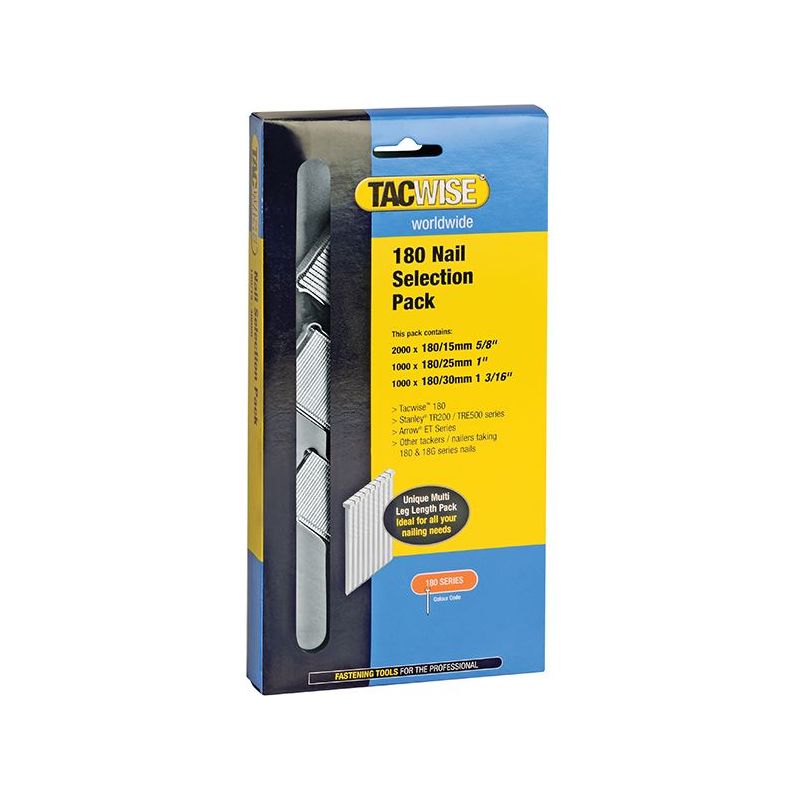 Tacwise 180 18 Gauge Nail Selection (Pack 4000) Tacwise - Dynamic Drive