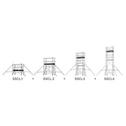 Sealey Platform Scaffold Tower EN 1004 -1 SSCL.1 Sealey - Dynamic Drive