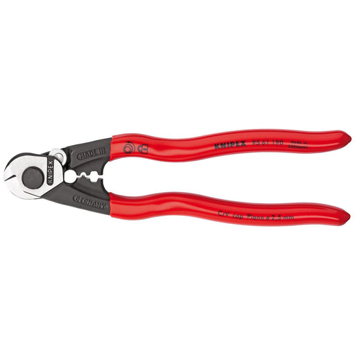 Draper Knipex Forged Wire Rope Cutters, 190mm 03047 Draper - Dynamic Drive