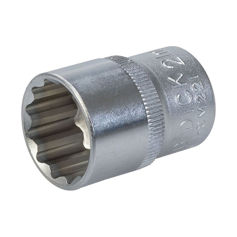 King Dick Socket SD 1/2" Metric 12pt 21mm King Dick - Dynamic Drive