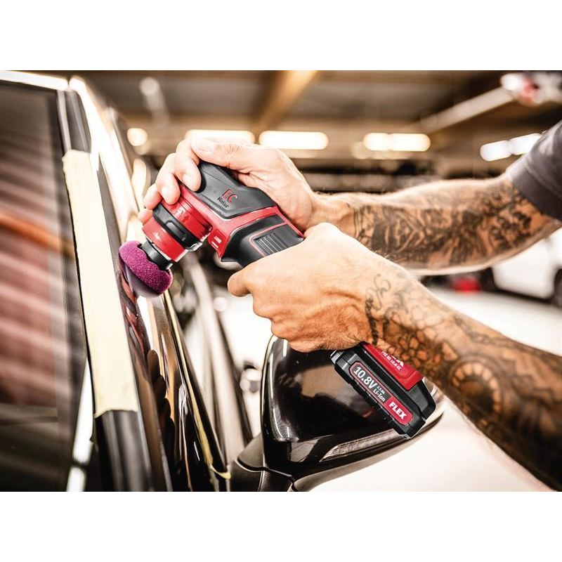 Flex Power Tools PXE 80 10.8-EC/2.5 Spot Polisher & Accessories 10.8V 2 x 2.5Ah Li-ion Flex Power Tools - Dynamic Drive