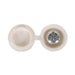 Sealey Numberplate Screw with Flip Cap 4.2 x 19mm White Pack of 50 NPW50 Sealey - Dynamic Drive