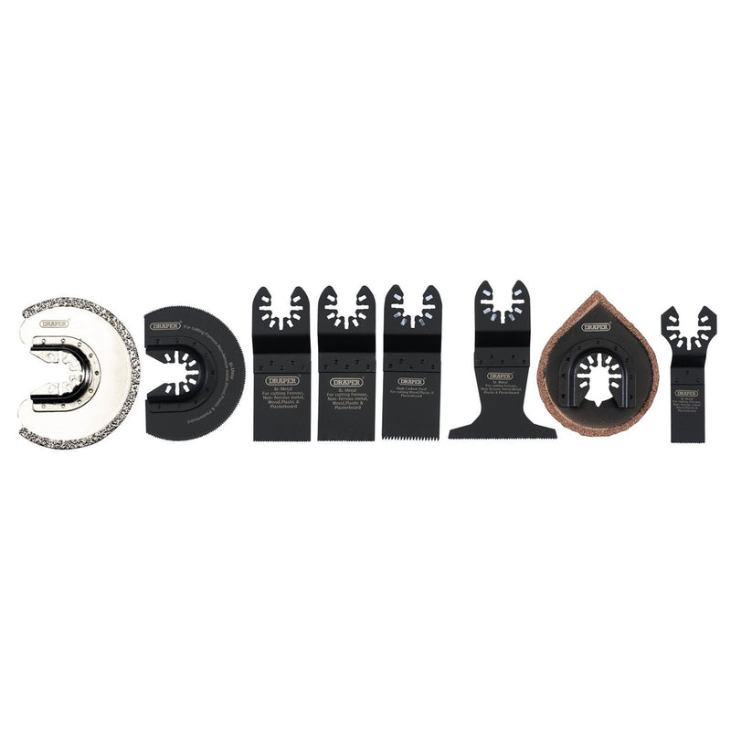 Draper Oscillating Multi-Tool Blade Set Including Ceramics (8 Piece) 70480 Draper - Dynamic Drive
