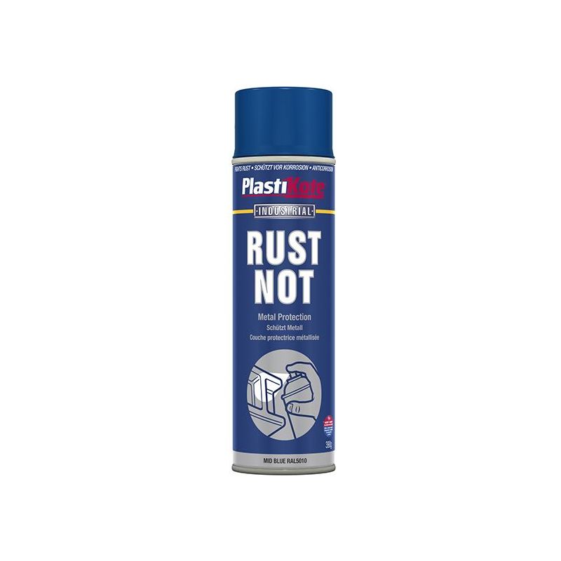 Plastikote Rust Not Spray Matt Midnight Blue 500ml PlastiKote - Dynamic Drive