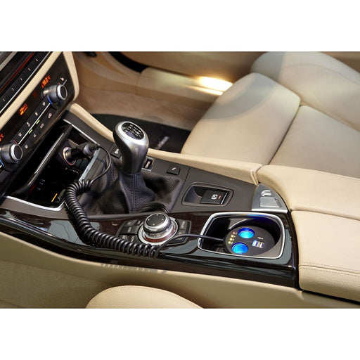 Ring RMS10 12V 120W In Car lighter Twin Can Multisocket Twin USB Sockets Single Ring Automotive - Dynamic Drive