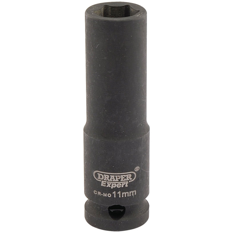 Draper Expert HI-TORQ 6 Point Deep Impact Socket, 3/8" Sq. Dr., 11mm Draper - Dynamic Drive