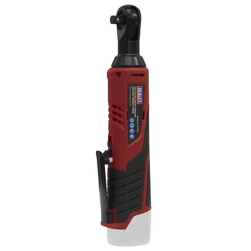 Sealey Cordless Ratchet Wrench 3/8"Sq Drive 12V SV12 Series Body Only CP1202 Sealey - Dynamic Drive