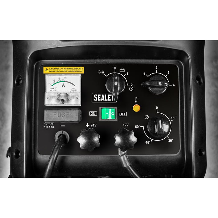 Sealey Starter/Charger 800/110A 12/24V 400V Sealey  - Dynamic Drive