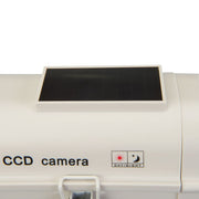 Silverline Solar-Powered Dummy CCTV Camera with LED Solar-Powered Silverline - Dynamic Drive