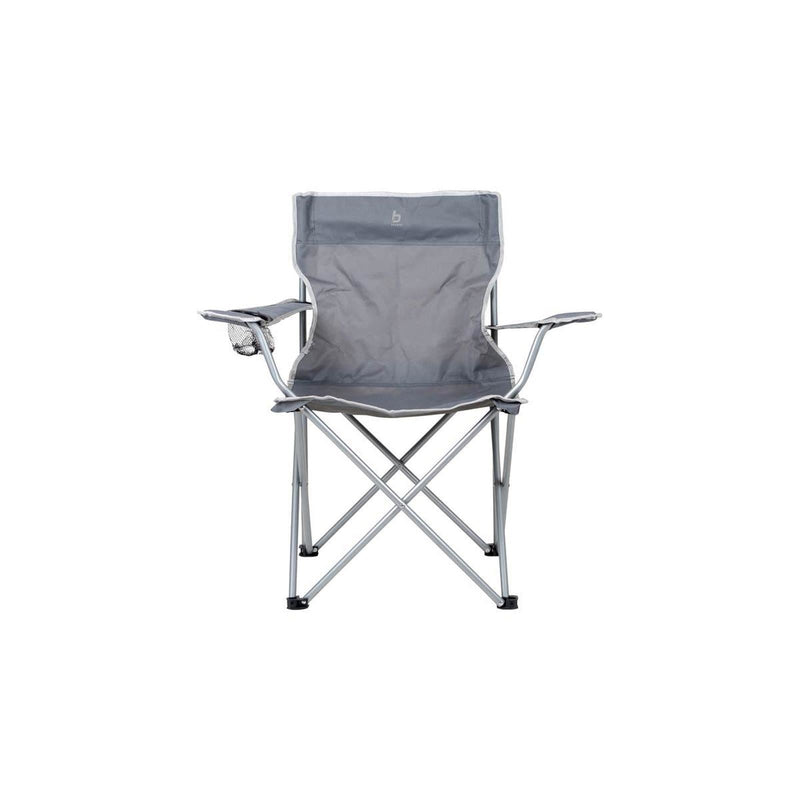Bo-Camp Folding Chair Compact Steel Grey Bo-Camp - Dynamic Drive