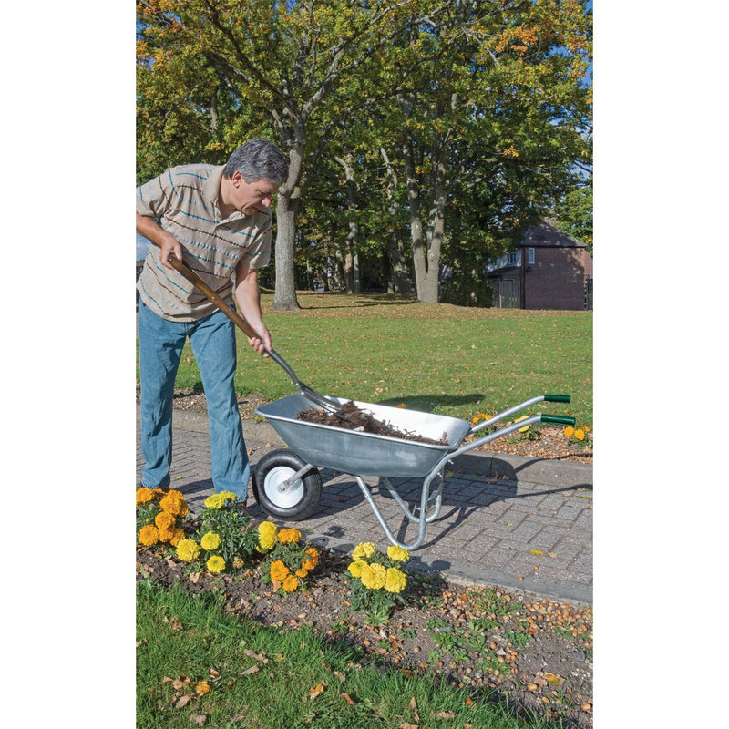 Draper Galvanised Wheelbarrow, 65L 31619 Draper - Dynamic Drive