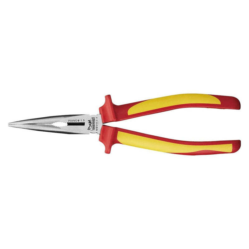 Teng Tools Insulated Long Nose Plier Bent 210mm Teng Tools - Dynamic Drive