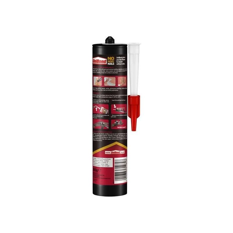 Unibond No More Nails Original Grab Adhesive Cartridge 365g UniBond - Dynamic Drive