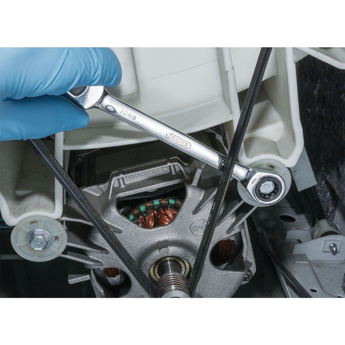 Draper HI-TORQ Metric Ratcheting Combination Spanner Set (7 Piece) Draper - Dynamic Drive