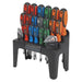 Siegen 44 Piece Screwdriver Allen Key Torx Hex & Bit Tool Set & Storage Stand Seigen by Sealey  - Dynamic Drive