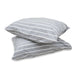 Duvalay Pillowcase for Standard 73.5 x 51cm Pillow - Grey Stripe Duvalay - Dynamic Drive