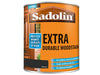 Sadolin Extra Durable Woodstain Ebony 1 litre Sadolin - Dynamic Drive