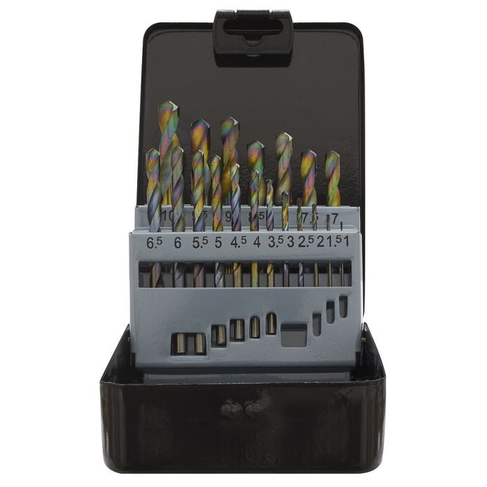 Seigen by Sealey HSS Drill Bit Set 19pc Edge Ground Metric DIN 338 S0868 Seigen by Sealey  - Dynamic Drive