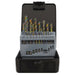 Seigen by Sealey HSS Drill Bit Set 19pc Edge Ground Metric DIN 338 S0868 Seigen by Sealey  - Dynamic Drive