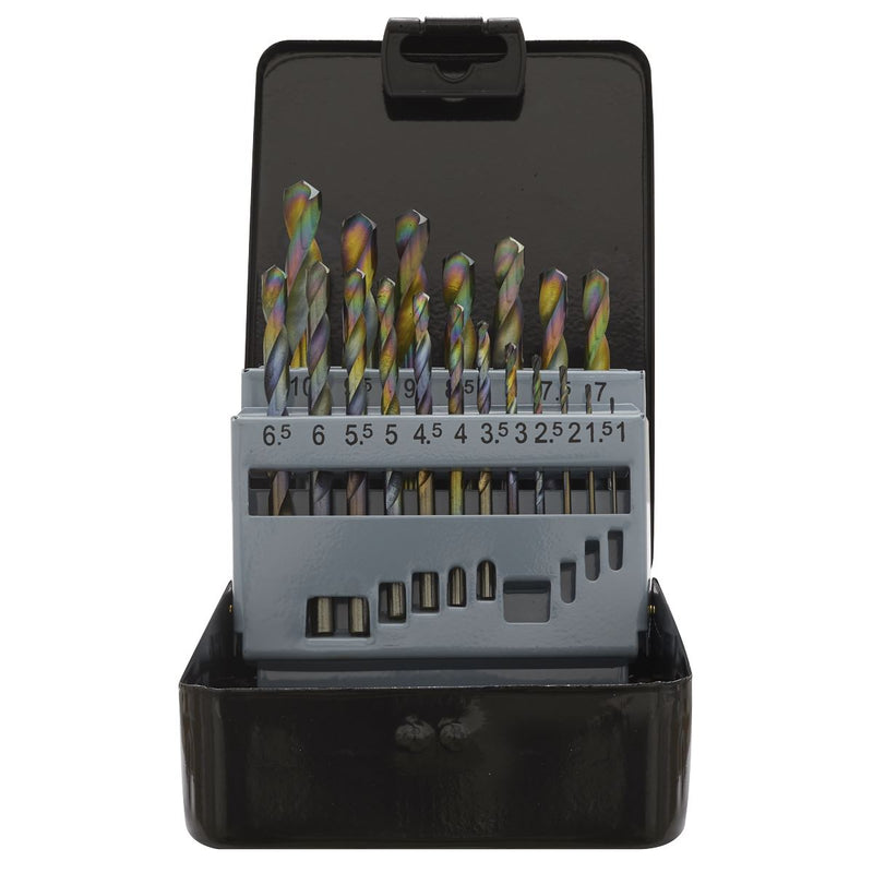 Sealey HSS Drill Bit Set 19pc Edge Ground Metric DIN 338 S0868 Siegen by Sealey - Dynamic Drive