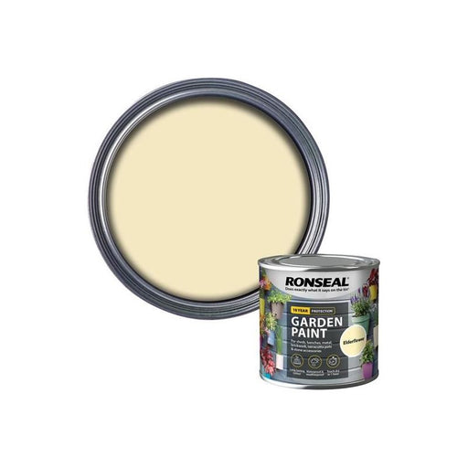 Ronseal Garden Paint Elderflower 250ml Ronseal - Dynamic Drive