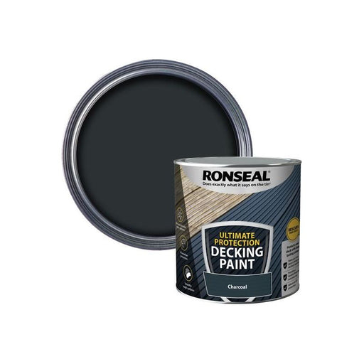 Ronseal Ultimate Protection Decking Paint Charcoal 2.5 litre Ronseal - Dynamic Drive