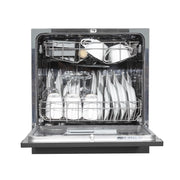 Baridi Tabletop Dishwasher 8 Place Settings 8L Capacity - Black DH88 Baridi - Dynamic Drive