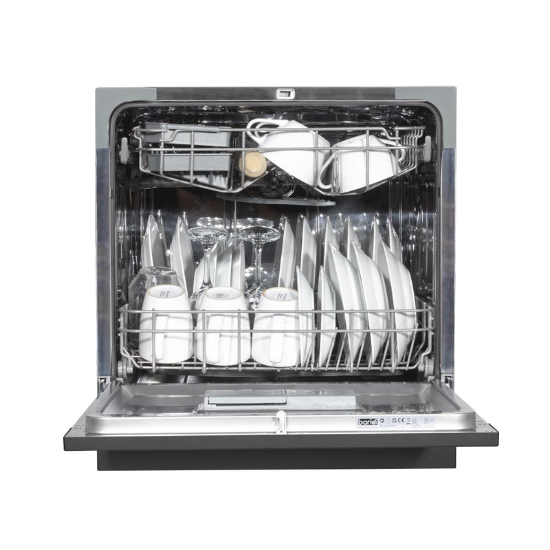 Baridi Tabletop Dishwasher 8 Place Settings 8L Capacity - Black DH88 Baridi - Dynamic Drive