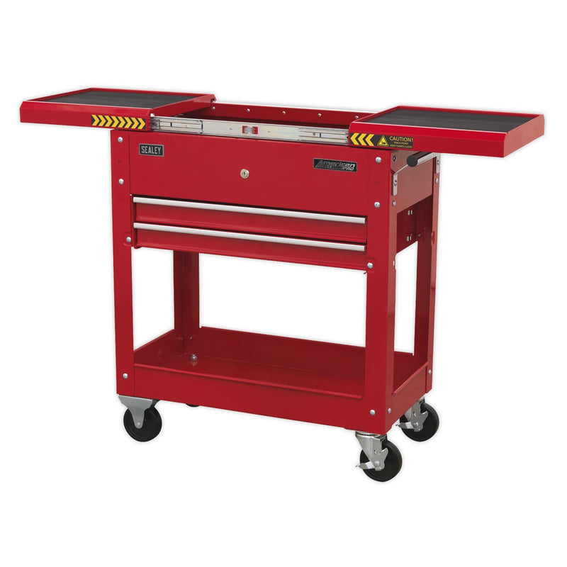 Sealey Mobile Tool & Parts Trolley Red AP705M Sealey - Dynamic Drive