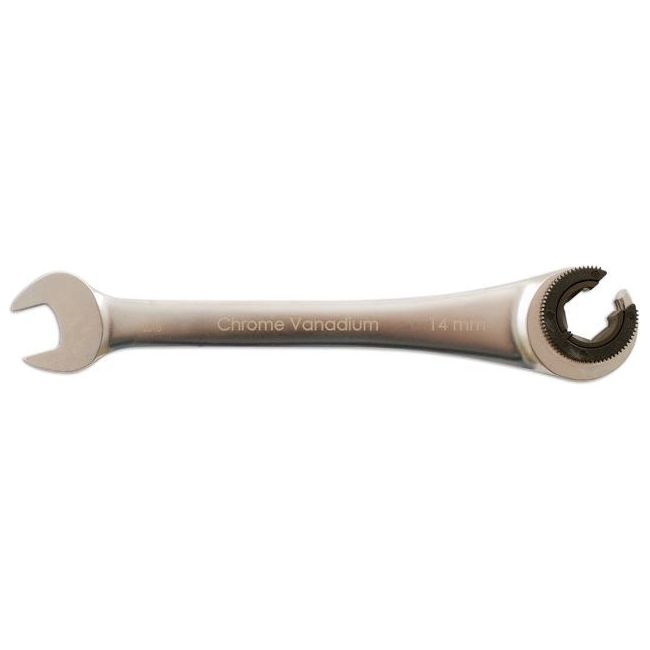 Laser Ratchet Flare Nut Wrench 14mm 4903 Laser - Dynamic Drive