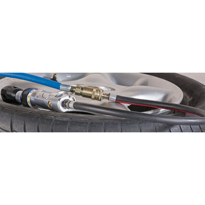 Draper Air Line Whip Hose, 600mm, 3/8" BSP 54439 Draper - Dynamic Drive