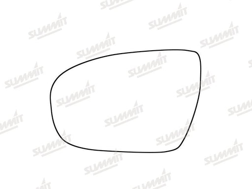 Summit Stick-On Standard Mirror Glass fits Hyundai i20 16 on LHS Summit - Dynamic Drive