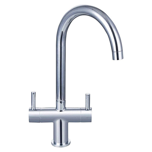 AG Beyton Twin Lever Kitchen / Galley Monoblock Mixer Tap Chrome AG - Dynamic Drive