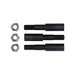 Laser Brake Disc Adaptor Set - for Ford Transit 8249 Laser - Dynamic Drive