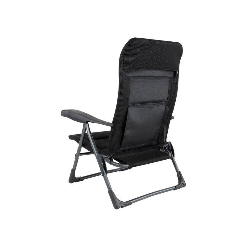 Crespo Beach Chair AP/205 Air Deluxe Black Crespo - Dynamic Drive