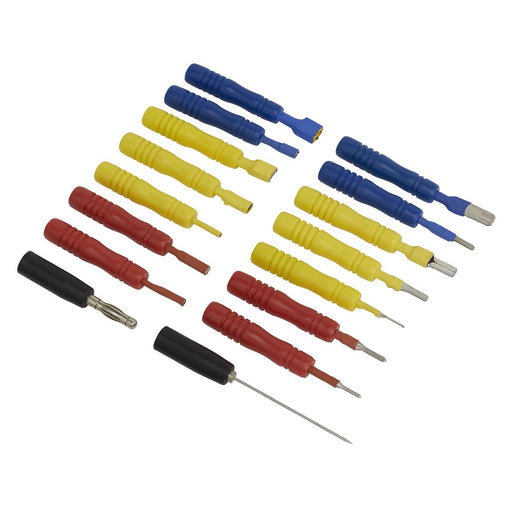 Sealey Test Lead Connector Set 16pc TLCS01 Sealey - Dynamic Drive