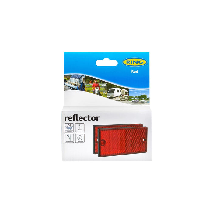 Ring Automotive RCT560 Red Rear Marker Reflector X 2 Ring Automotive - Dynamic Drive