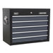 Sealey Topchest 5 Drawer with Ball-Bearing Slides Black/Grey AP3505TB Sealey - Dynamic Drive