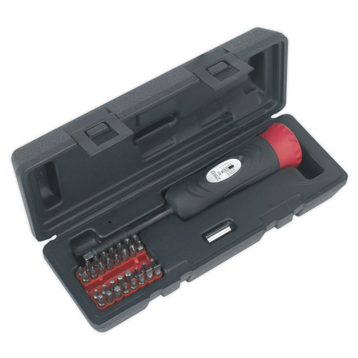 Sealey Torque Screwdriver Set 34pc 2-10Nm 1/4"Sq Drive STS100 Sealey - Dynamic Drive