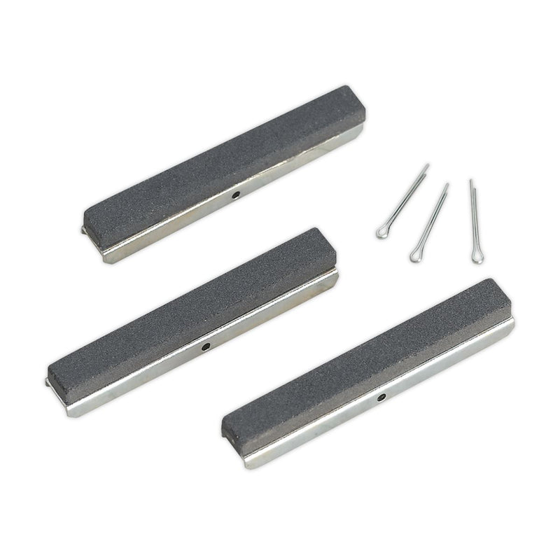 Sealey Stone 75mm Medium for VS162 Pack of 3 VS1621 Sealey - Dynamic Drive