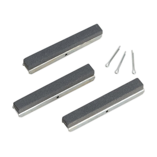 Sealey Stone 75mm Medium for VS162 Pack of 3 VS1621 Sealey - Dynamic Drive