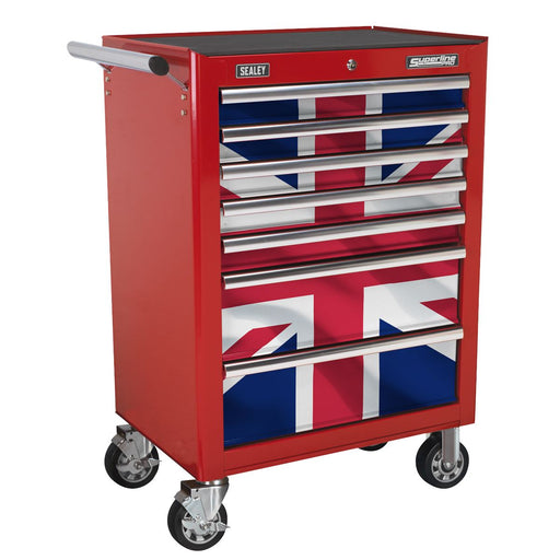 Sealey Union Jack Graphics 7 Drawer Rollcab Kit AP26479TUJ Sealey - Dynamic Drive