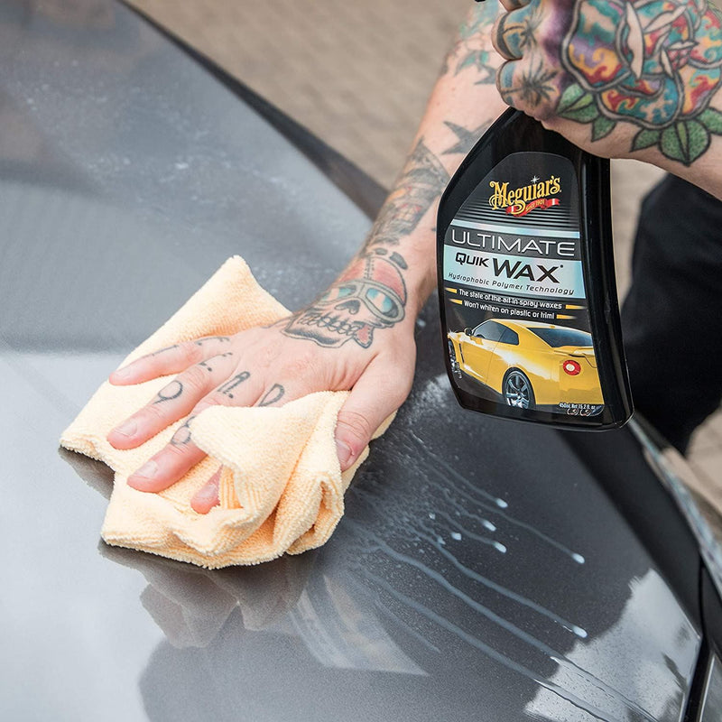 Ultimate Quik Wax Spray 450ml Quick Wax Solution Car Cleaning Meguiars G17516EU Meguiar's  - Dynamic Drive