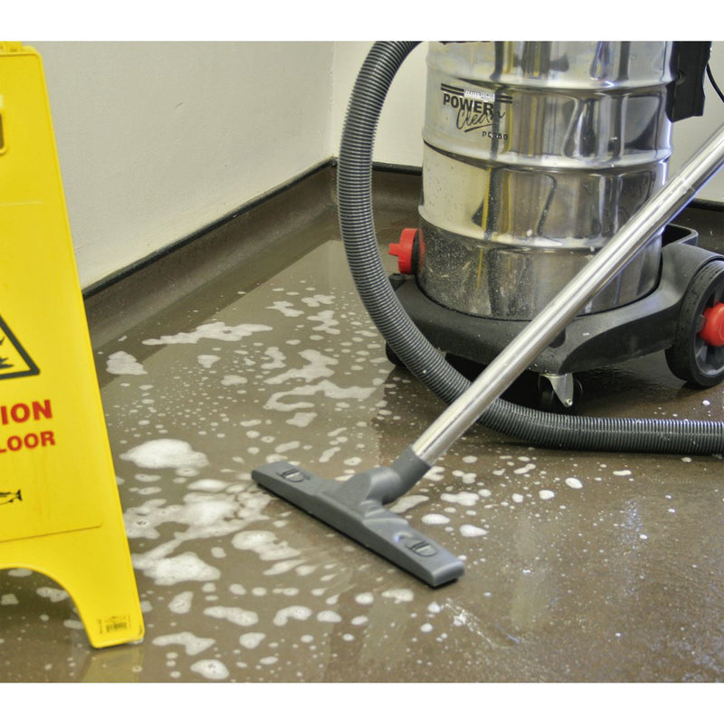 Sealey Vacuum Cleaner Wet & Dry 60L Stainless Drum 1600W/230V PC460 Sealey - Dynamic Drive