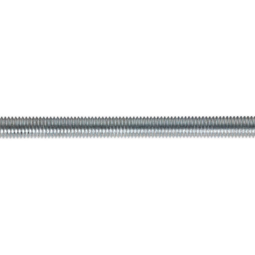 Sealey Studding M8 x 1m Zinc DIN 975 Pack of 5 STUD8 Sealey  - Dynamic Drive