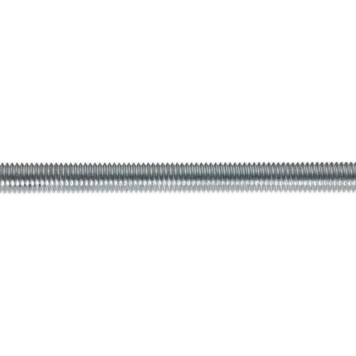 Sealey Studding M8 x 1m Zinc Pack of 5 STUD8 Sealey - Dynamic Drive